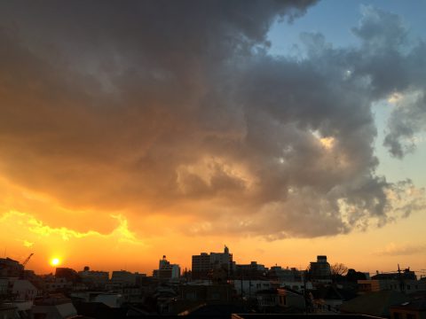 版権フリーの空と雲の写真素材