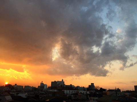 版権フリーの空と雲の写真素材