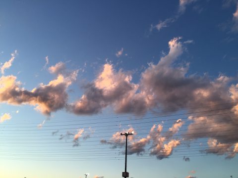 版権フリーの空と雲の写真素材