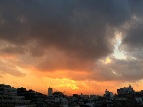 版権フリーの空と雲の写真素材