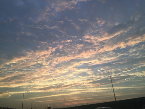 版権フリーの空と雲の写真素材