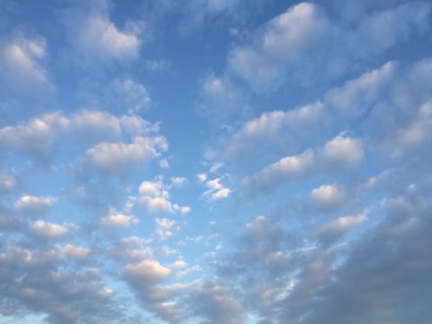 版権フリーの空と雲の写真素材