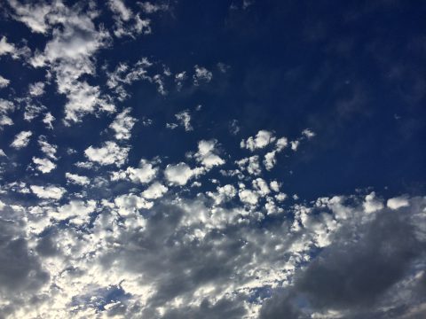 版権フリーの空と雲の写真素材