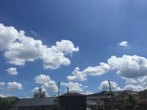 版権フリーの空と雲の写真素材