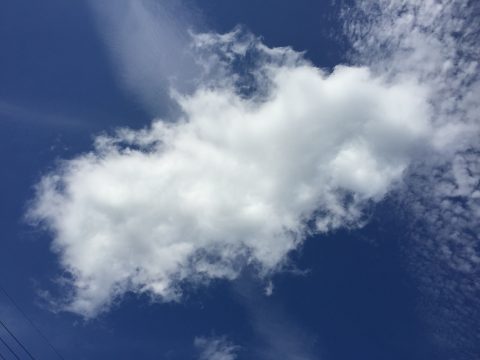 版権フリーの空と雲の写真素材