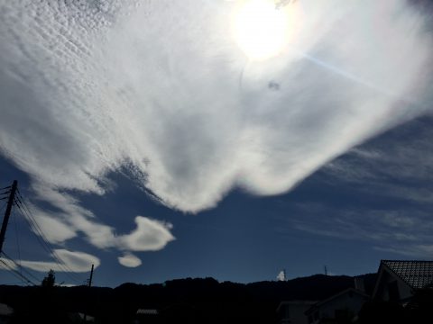 版権フリーの空と雲の写真素材