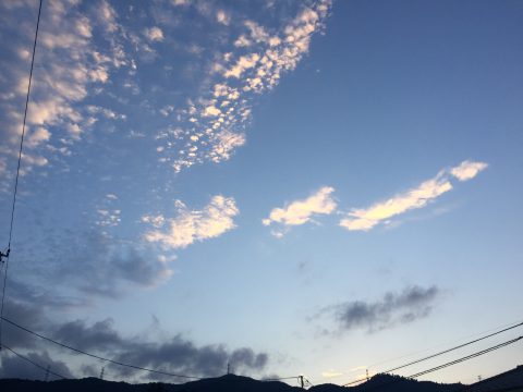 版権フリーの空と雲の写真素材