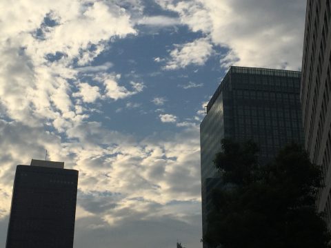 版権フリーの空と雲の写真素材