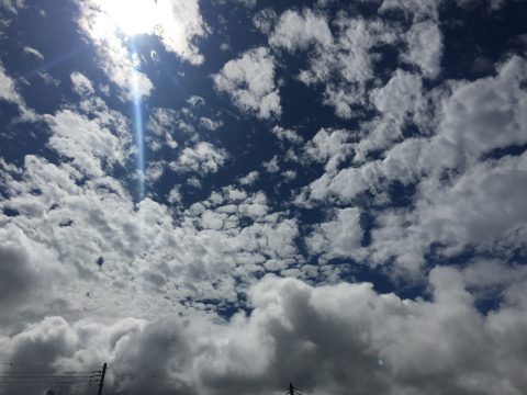 版権フリーの空と雲の写真素材