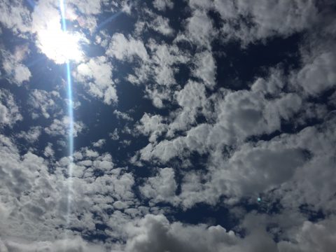 版権フリーの空と雲の写真素材