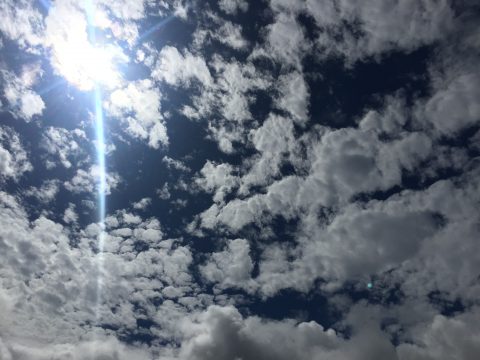 版権フリーの空と雲の写真素材