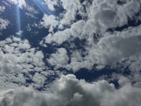 版権フリーの空と雲の写真素材