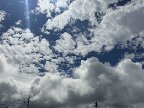 版権フリーの空と雲の写真素材