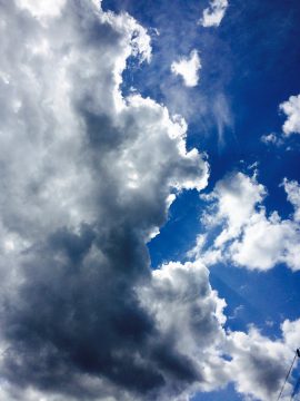 版権フリーの空と雲の写真素材