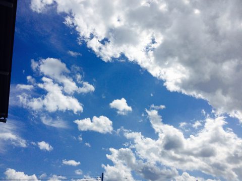 版権フリーの空と雲の写真素材