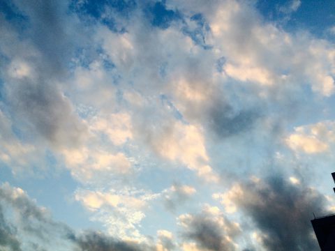 版権フリーの空と雲の写真素材