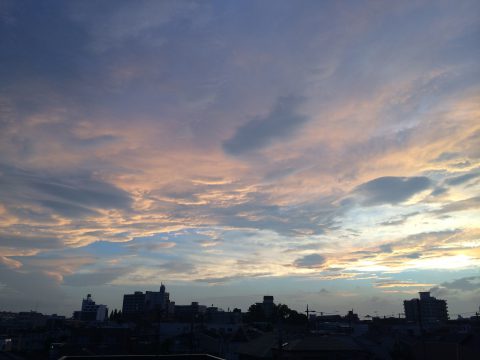 版権フリーの空と雲の写真素材