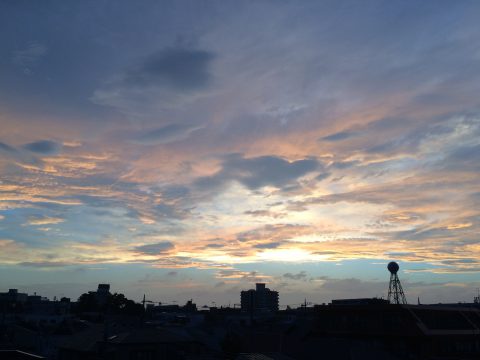 版権フリーの空と雲の写真素材