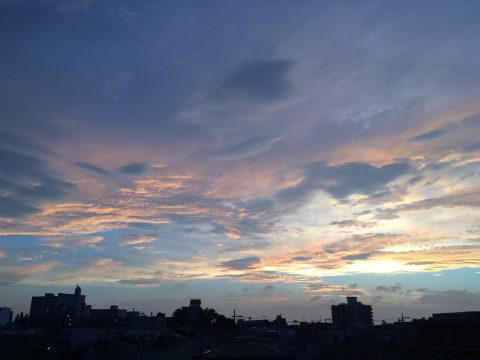 版権フリーの空と雲の写真素材