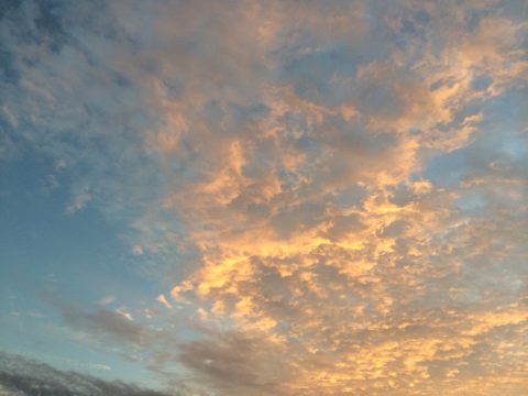 版権フリーの空と雲の写真素材