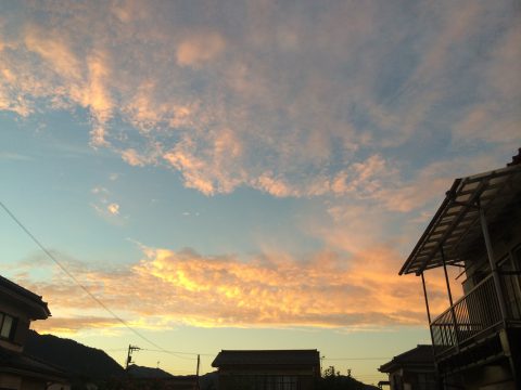 版権フリーの空と雲の写真素材