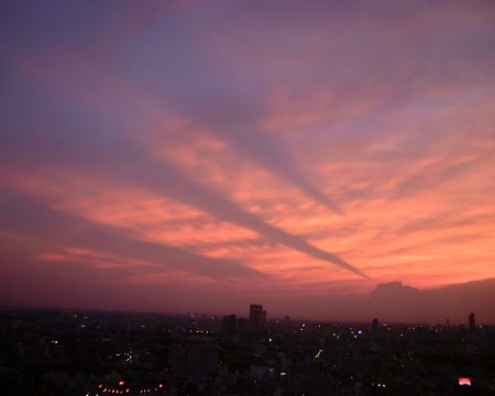 版権フリーの空と雲の写真素材