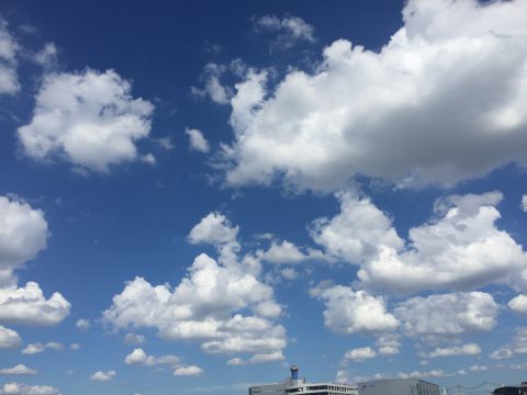 版権フリーの空と雲の写真素材