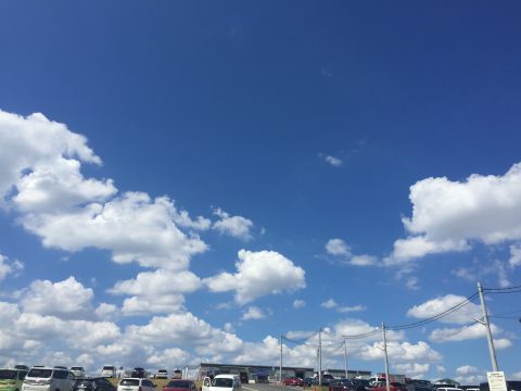 版権フリーの空と雲の写真素材