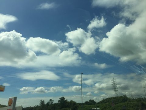 版権フリーの空と雲の写真素材