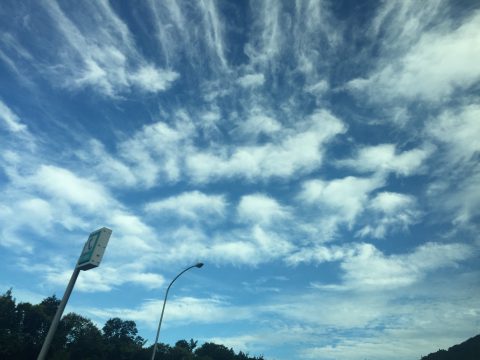 版権フリーの空と雲の写真素材