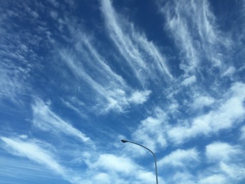 版権フリーの空と雲の写真素材