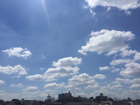 版権フリーの空と雲の写真素材