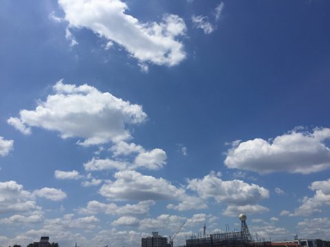 版権フリーの空と雲の写真素材