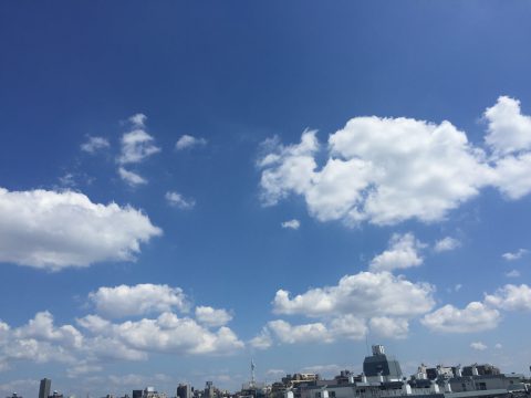 版権フリーの空と雲の写真素材