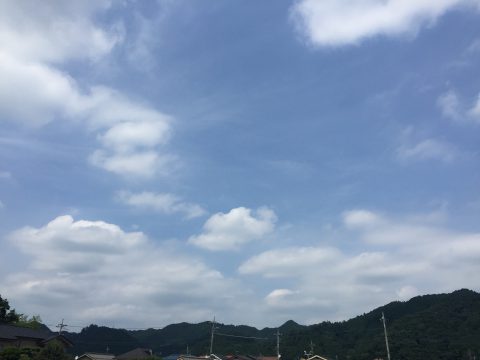 版権フリーの空と雲の写真素材