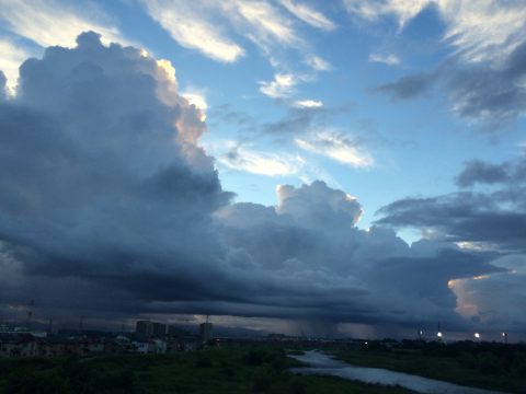 版権フリーの空と雲の写真素材