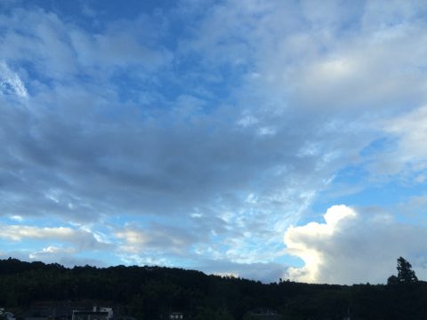 版権フリーの空と雲の写真素材