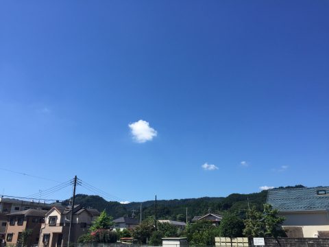 版権フリーの空と雲の写真素材