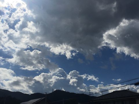 版権フリーの空と雲の写真素材