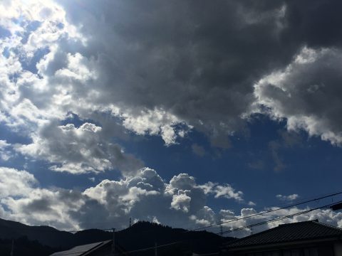 版権フリーの空と雲の写真素材