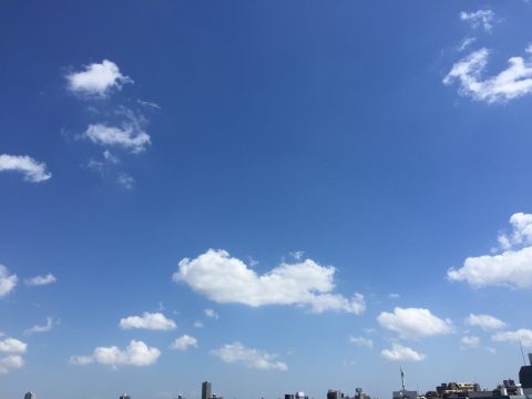 版権フリーの空と雲の写真素材