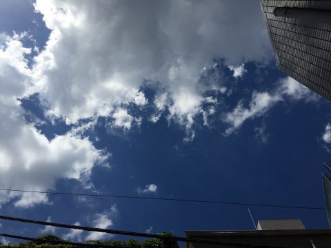 版権フリーの空と雲の写真素材