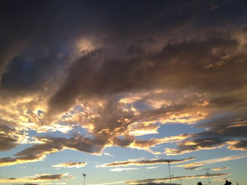 版権フリーの空と雲の写真素材