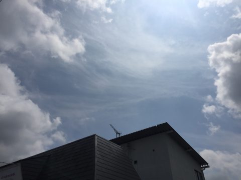 版権フリーの空と雲の写真素材