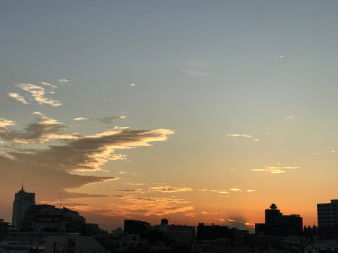 版権フリーの空と雲の写真素材