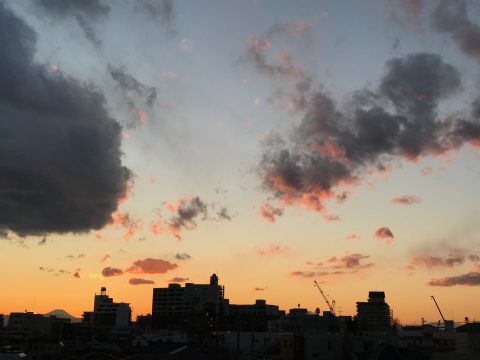 版権フリーの空と雲の写真素材