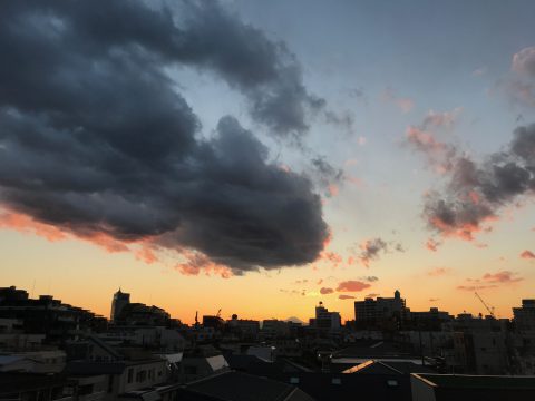 版権フリーの空と雲の写真素材