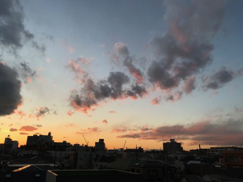 版権フリーの空と雲の写真素材