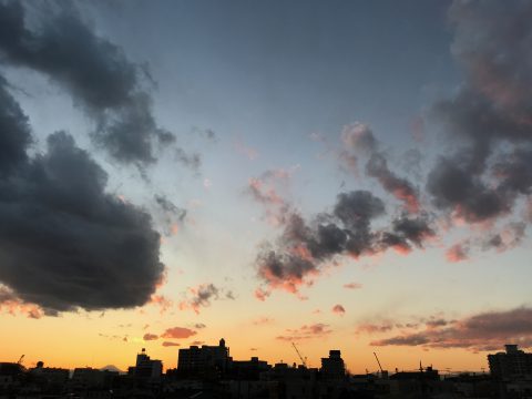 版権フリーの空と雲の写真素材