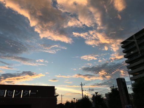 版権フリーの空と雲の写真素材